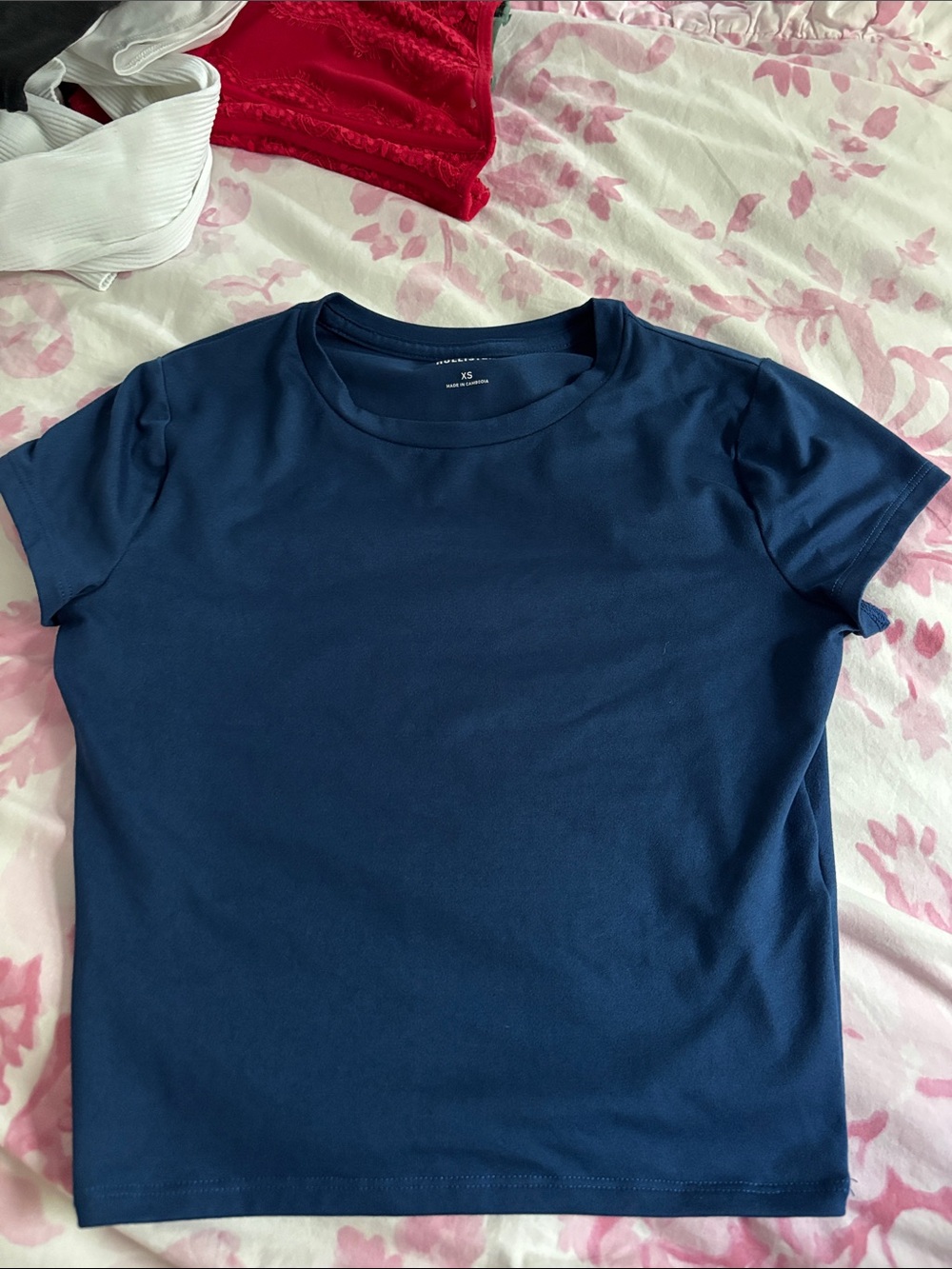 Hollister Navy Blue Crewneck Tee
